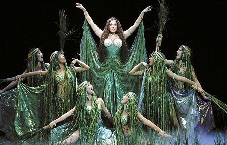 Lady of the Lake The Lady Of The Lake, Boyish Girl, Spin City, Sara Ramirez, Ella Enchanted, Broadway Costumes, Lady Of The Lake, Modern Costumes, Frozen Costume