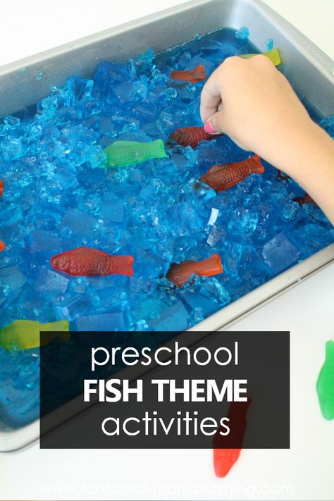 Finding Nemo Activities For Preschool, Fish Theme Preschool Activities, Preschool Fish Theme, Pet Themed Crafts Preschool, Rainbow Fish Activities For Toddlers, Preschool Fish Activities, Pout Pout Fish Craft, Prek Emotions, Fish Craft Preschool