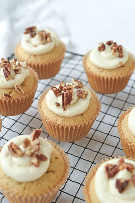 Brown Sugar Cupcake Recipe | by Leigh Anne Wilkes Brown Sugar Cupcakes Recipe, Brown Sugar Cupcakes, Bomb Cake, Brown Sugar Cakes, Cupcake Cream, Easy Cupcake Recipes, Butter Icing, Browned Butter, Leigh Anne