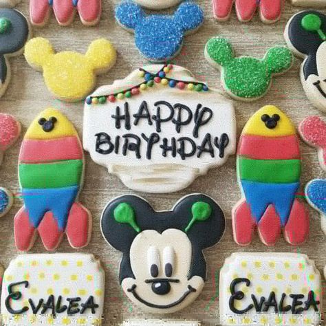 Martian Mickey Birthday, Mickey Birthday, Special Girl, Adventures In Wonderland, Custom Cookies, The Martian, 3rd Birthday, Baby Stuff, Birthday Ideas