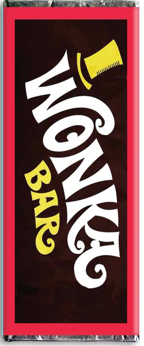 Wonka Bar Wonka Chocolate Bar, Union Jack Decor, Willy Wonka Party, Wonka Chocolate, Charlie And The Chocolate Factory, Johnny Depp Movies, Bless The Child, Kids Learning Activities, Willy Wonka