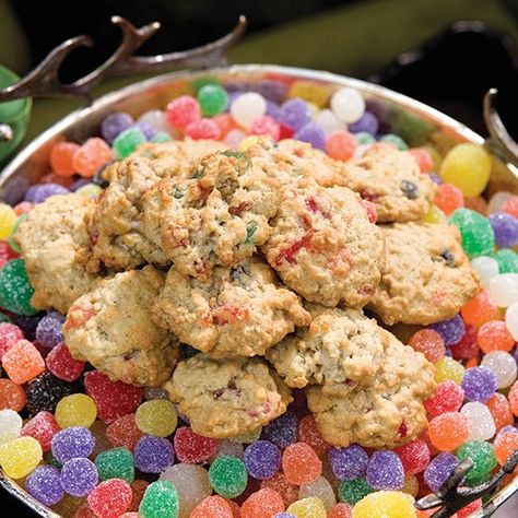 Gumdrop Cookies, Cookies And Candy, Drop Cookie Recipes, Gum Drop, Paula Deen Recipes, Drop Cookies, Gum Drops, Xmas Cookies, Paula Deen