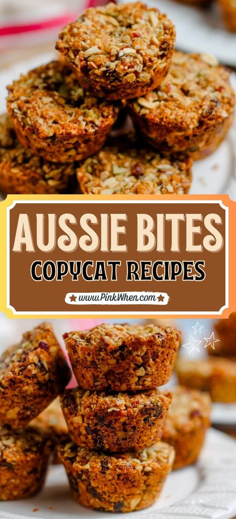 Aussie Bites Copycat Recipe Homemade Aussie Bites, Copycat Little Bites Muffins, Aussie Bites Recipe Costco, Copycat Little Bites, Bits And Bites Recipe, Aussie Bites Recipe, Aussie Bites, Wholesome Snacks, Healthier Options