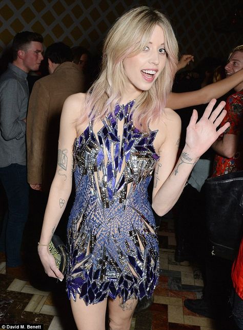 Luella Bartley, Peaches Geldof, Mosaic Dress, Elle Girl, Bob Geldof, Michael Hutchence, Purple Dresses, Tv Presenter, Wolf Of Wall Street