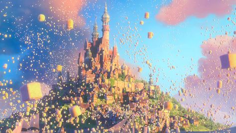 Top 10 Most Magnificent Animated Castles Disney Desktop Wallpaper, Rapunzel Castle, Disney Castles, Tangled Wallpaper, Disney Challenge, Wallpaper Notebook, Princess Wallpaper, Disney Background, Cute Laptop Wallpaper