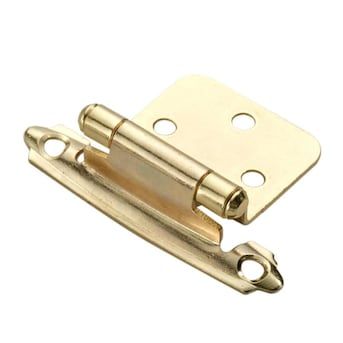 Style Selections 2-Pack Brass Plated Self-Closing Flush Cabinet Hinge in the Cabinet Hinges department at Lowes.com Overlay Cabinet Hinges, Face Frame Cabinets, Self Closing Hinges, Framed Cabinet, Ikea Hack Ideas, Hinges For Cabinets, Cabinet Hinges, Concealed Hinges, Types Of Cabinets