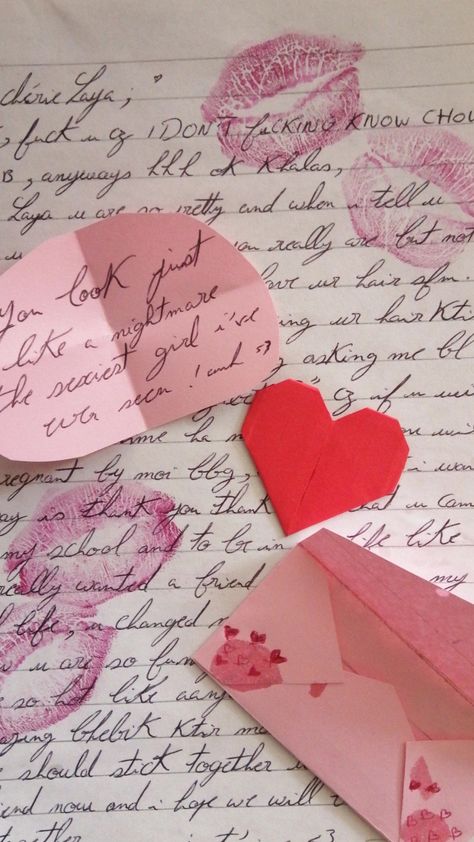 Love Notes Aesthetic Pink, Pink Love Letter Aesthetic, Pink Letters Aesthetic, Handwritten Notes Aesthetic, Love Aethstetic, Relationship Crafts, Love Notes Aesthetic, Redacted Audio, Love Letter Envelope