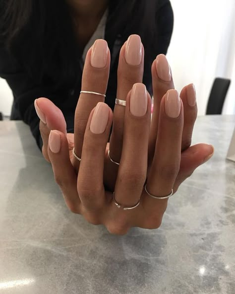 Natural Acrylic Nails, Neutral Nails, Gel Nail Designs, Pretty Acrylic Nails, Short Acrylic Nails, Cute Acrylic Nails, Perfect Nails, Nude Nails, Trendy Nails