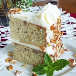 Incredibly Delicious Italian Cream Cake - Allrecipes.com Italian Cream Cake Recipe, Baking Recipes Pie, Cream Cake Recipe, Italian Cream Cakes, Italian Cream, Coconut Frosting, Sweet Breads, No Bake Pies, Piece Of Cake