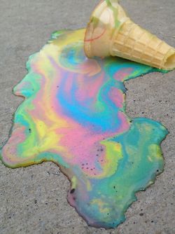 melt Kristina Webb, Psy Art, Pastel Grunge, Rainbow Aesthetic, All I Ever Wanted, An Ice Cream, It Goes On, On The Ground, Ice Cream Cone