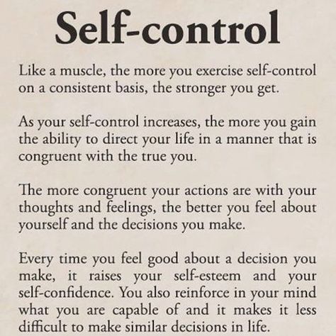 Self Control Quotes, Control Quotes, Discipline Quotes, Self Discipline, Self Control, Thoughts And Feelings, Self Improvement Tips, College Girls, Self Development