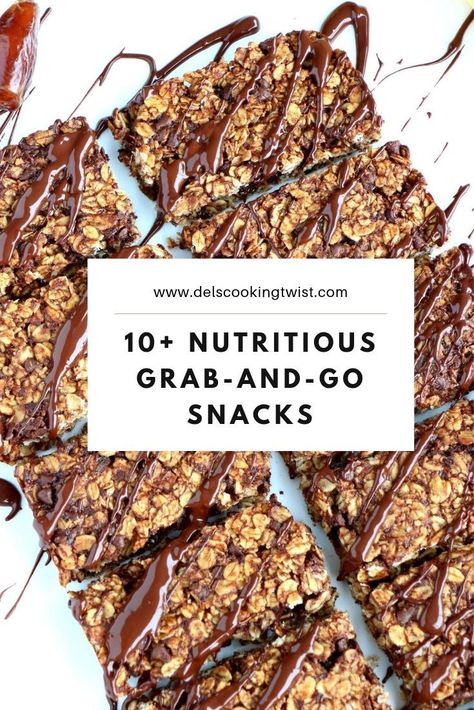 10+ NUTRITIOUS GRAB-AND-GO SNACKS. Healthy grab-and-go nutritious snack ideas to keep you energized throughout the day and help you be prepared when a little craving shows up. Savory Granola, Chocolate Chip Granola Bars, Energizing Food, Food Easy Recipes, Matcha Tea Powder, Peanut Butter Smoothie, Recipes Cheap, Quick Easy Snacks, Nutritious Snacks