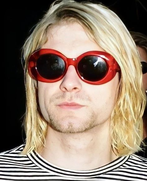 Kurt Cobain Glasses, Kurt Cobain, Nirvana, Blonde, Sunglasses