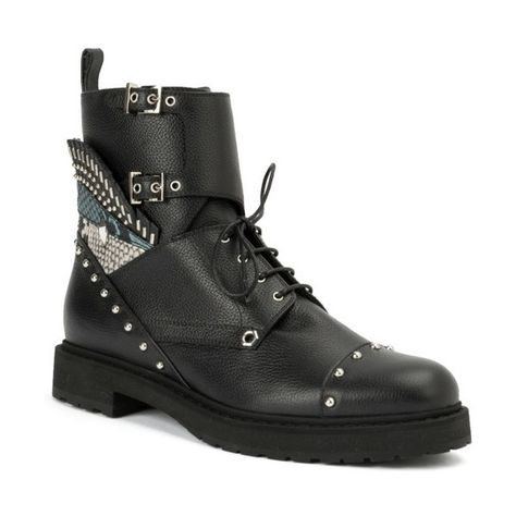 Leather ankle boots with studs ❤ liked on Polyvore featuring shoes, boots, ankle booties, black combat boots, fringe booties, flat black booties, black leather bootie and short black boots Wonder Woman Shoes, Black Army Boots, Studded Combat Boots, Short Black Boots, Boots Flat, Army Boots, Black Flats Shoes, Black Combat Boots, Studded Boots