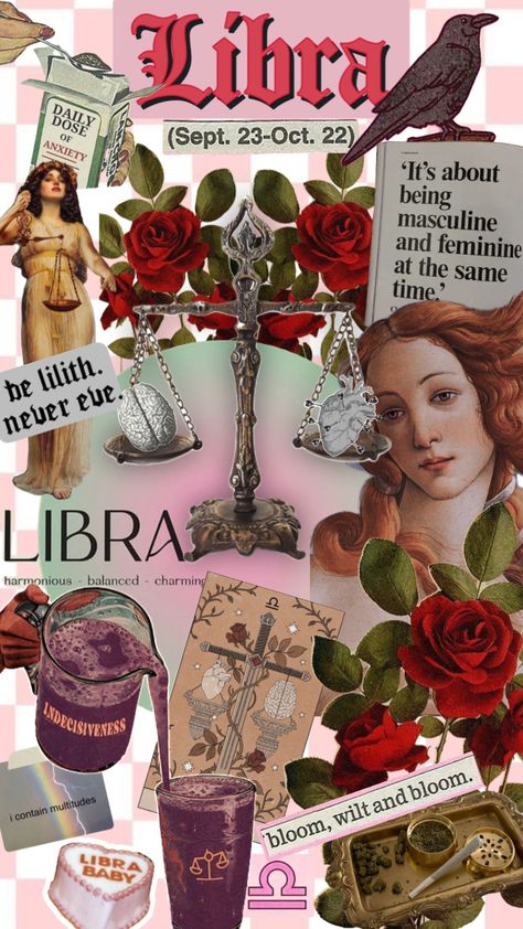 Libra Rising Aesthetic Moodboard, Rising Libra Aesthetic, Libra Mood Board Aesthetic, Libra Lilith Aesthetic, Libra Season Aesthetic, Libra Rising Style, Libra Sun Aesthetic, Libra Venus Aesthetic, Libra Midheaven