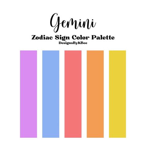 Zodiac Sign Colors Palette, Gemini Color, Zodiac Signs Colors, Disney Princess Colors, Gemini Zodiac Sign, Astrology Gemini, Hex Color Palette, Color Palette Challenge, Color Schemes Colour Palettes