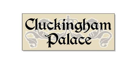 Cluckingham Palace funny Acrylic Outdoor SIGN Plaque for Cluckingham Palace, Outdoor Signs, Plaque Sign, Palace, Novelty Sign, Handmade Gift, Funny, Handmade Gifts, Unique Jewelry