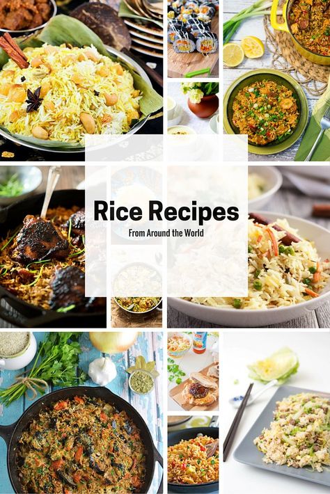 The Best Rice Recipes from Around the World Best Rice Recipes, Types Of Rice, Best Rice Recipe, The Best Rice, White Rice Recipes, Best Rice, Community Table, Around The World Food, Recipes From Around The World