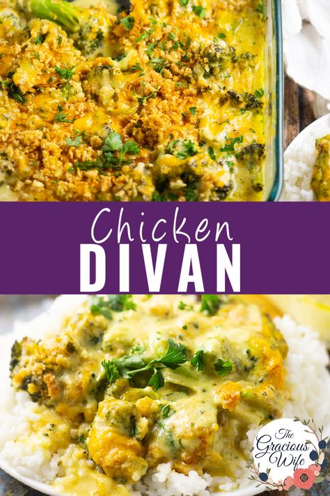 Curried Chicken And Broccoli Casserole, Curry Broccoli Chicken Casserole, Chicken Divan Recipe With Rice, Chicken Divan Recipe With Curry, Curry Chicken Casserole, Chicken Divan With Curry, Broccoli And Chicken Casserole, Chicken Broccoli Rice Cheese Casserole, Chicken Divan Casserole