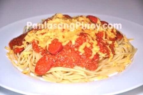 Jollibee Spaghetti Recipe, Jollibee Spaghetti, Jollibee Food, Bagoong Alamang, Filipino Spaghetti, Creative Dinner, Pork Hock, Pork Adobo, Filipino Foods