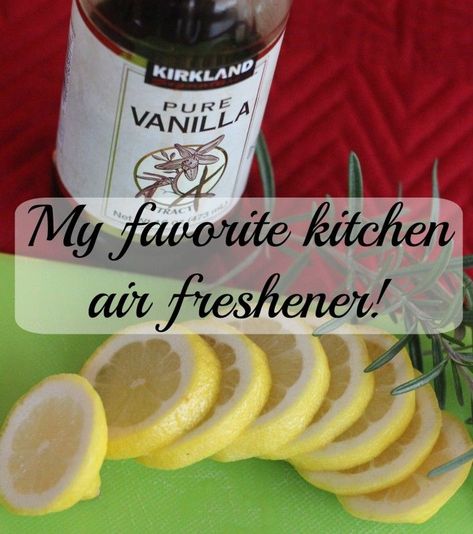 My favorite air freshener. Just simmer a few favorite ingredients from your kitchen! It smells, clean, fresh and oh so yummy. Sliced Lemon, Homemade Air Freshener, Deep Cleaning House, Kitchen Tricks, Natural Air Freshener, Home Smell, Cleaning House, Diy Posts, Diy Cleaners