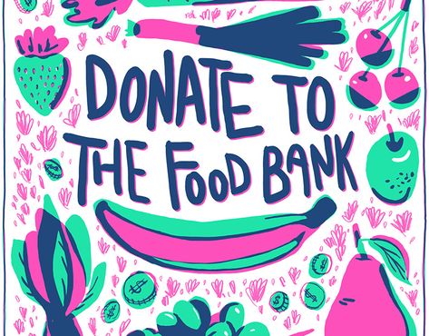 Food Bank Poster Design, Food Bank Design, Food Bank Poster, Food Bank Logo, Donations Poster, Bank Poster, Food Campaign, Rhode Island Food, Food Donations