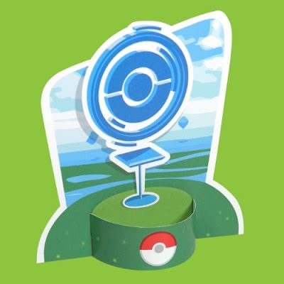 Pokemon Go Papercraft: Pokestop Icon | Tektonten Papercraft Pokedex Printable, Pokemon Paper Lanterns, Pokémon Lanturn, Papercraft Printable Pokemon, Pokemon Kaleidocycle, Papercraft Pokemon, Pokemon Decor, Diy Holiday Party, Pokemon Halloween