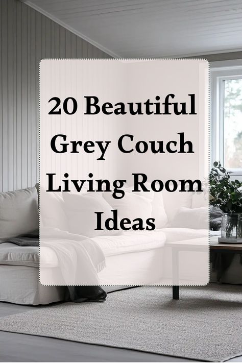 Looking to cozy up your living space with a touch of elegance? Explore these inspiring Grey Living Room ideas that will transform your home into a stylish sanctuary. Discover how to incorporate a grey couch into your living room design effortlessly. Let the soothing and versatile hues of light grey couches bring a sense of calm and sophistication to your space. Elevate your decor with these chic and modern grey couch living room ideas that will make you fall in love with your home all over again Dove Gray Sofa Living Room, Decorating With Grey Couch, Neutral Living Room With Grey Sofa, Decorating With Gray Couch, Curtains For Grey Couch, Living Room Grey Couch Color Scheme, Modern Grey Couch Living Room, Light Grey Couch Living Room Ideas, Light Grey Couch Living Room