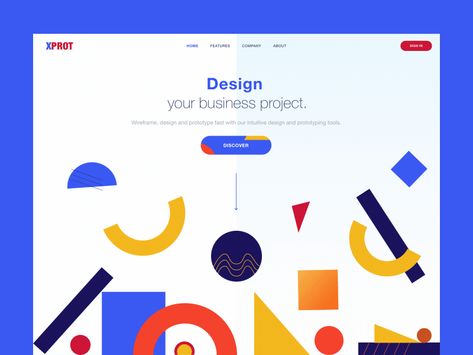 XPROT Builder - homepage by Afterglow on Dribbble Interaktives Design, Ui Design Mobile, Landing Page Inspiration, Web Design Quotes, Freelance Jobs, Website Builder Free, Modern Web Design, Creative Web Design, Web Ui Design