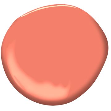 Coral Paint Colors, Coral Kitchen, Coral Interior, Tuscan Design, Color Schemes Colour Palettes, Favorite Paint Colors, Paint Colors Benjamin Moore, Benjamin Moore Colors, Benjamin Moore Paint