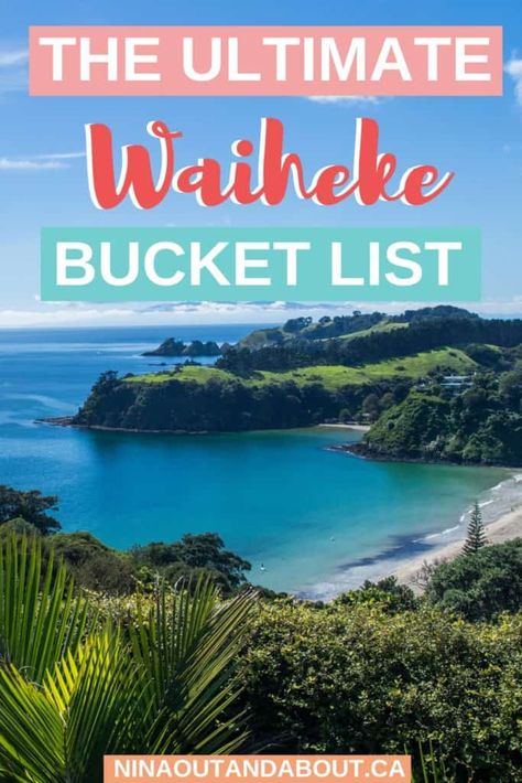 Waiheke Island New Zealand, Travel Beautiful Places, Travel New Zealand, New Zealand Wine, New Zealand Beach, New Zealand Itinerary, New Zealand Adventure, New Zealand Travel Guide, Waiheke Island