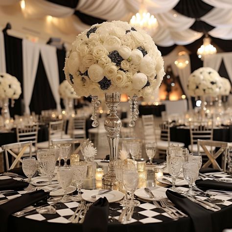 Black Quinceanera Decorations, Black And White Quinceanera Theme, Black And White Quinceanera, White Quinceanera Theme, Champagne Quinceanera Theme, Black Quinceanera Theme, Quinceañera Decorations, Champagne Quinceanera, Black Quinceanera