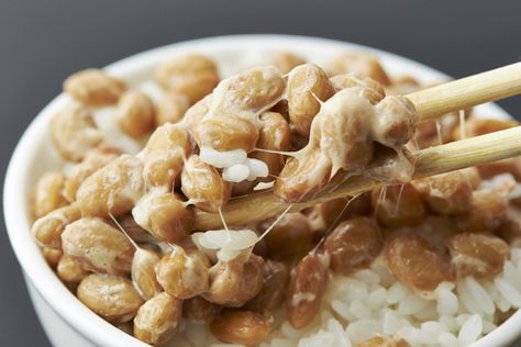 Natto — Tsirona Natto Recipe, Soy Recipes, Probiotic Foods, Iron Rich Foods, Soy Products, Grass Fed Butter, Order Food, Fermented Foods, Bone Health