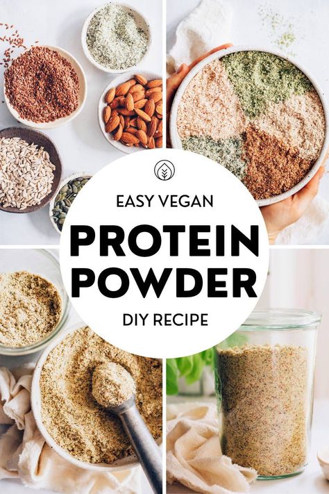 Soy Protein Powder Recipes, Recipes With Protein Powder, Recipes With Protein, Protein Powder Recipe, Homemade Protein Powder, Best Vegan Protein Powder, Resep Vegan, Prepper Pantry, Vegan Protein Shake