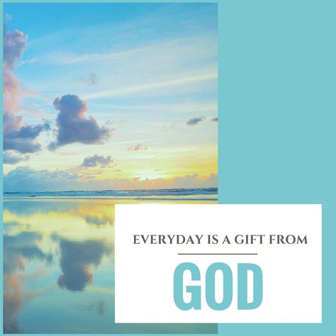 Everyday is a gift from God Everyday Is A Gift From God, Everyday Is A Gift, Remember Quotes, Bible Love, Saved By Grace, Daily Bible Verse, Inspirational Bible Verses, Truth Quotes, Daily Bible