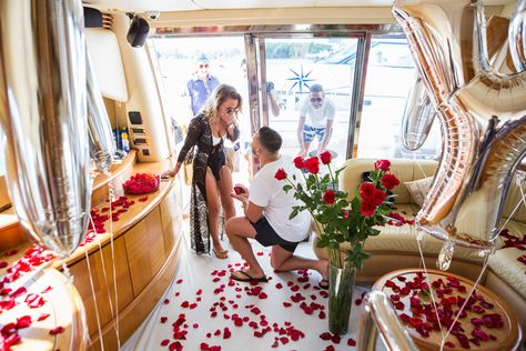 Yacht Proposal, Proposal Ideas Engagement, Dubai Yacht, Cruiser Boat, Proposal Photography, Mad Max Fury, Mad Max Fury Road, Fury Road, Wedding Proposals