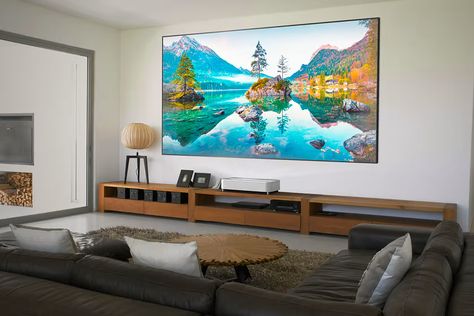 Projector Setup, Hdr Pictures, Short Throw Projector, Sports Movies, Projection Screens, Home Theater Setup, Sound Stage, Projection Screen, Projector Screen