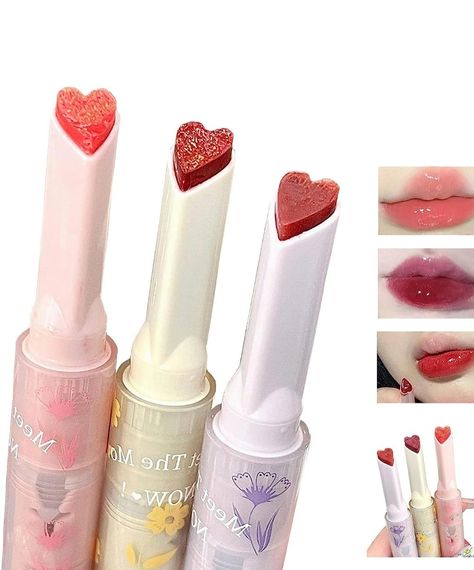 Heart Lipstick, Jelly Lip Gloss, Glossy Lip Gloss, Jelly Lipstick, Lip Stain, Heart Shape, Lip Makeup, Lip Gloss, Jelly