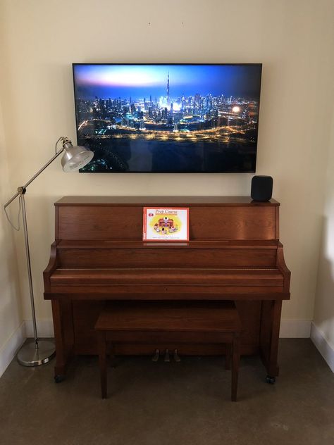 Tv Mounted, Piano Room, Apartment Decor Inspiration, The Switch, Mounted Tv, Piano Lessons, Apartment Decor, Decor Inspiration, Google Images