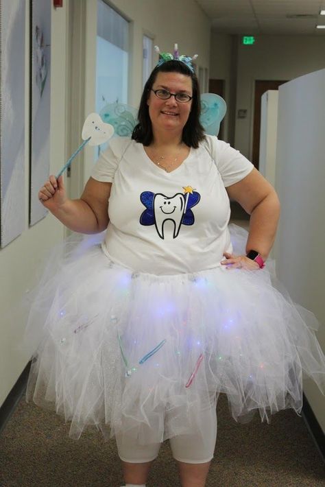 2019 DIY Tooth Fairy Costume Diy Tooth Fairy Costume, Tooth Fairy Costume Diy, Tooth Fairy Costume, Tooth Fairy Costumes, Office Halloween Costumes, Diy Tooth Fairy, Fairy Costume, Diy Halloween Costumes, Tooth Fairy