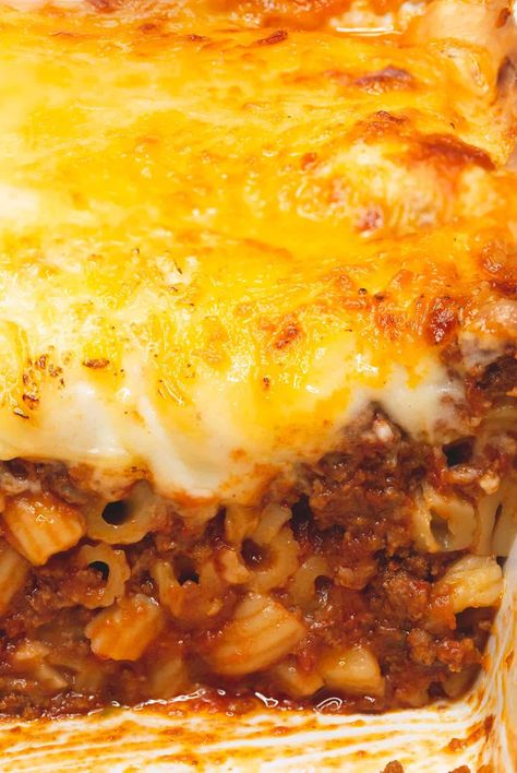 Baked Macaroni Recipe - Recipes by Nora Baked Macaroni With Tomato Sauce Pasta Dishes, Filipino Baked Macaroni Recipes, Baked Macaroni Filipino, Baked Macaroni Recipe, Bake Macaroni, Anchovy Pasta, Macaroni Recipe, Pasta Meals, Macaroni Recipes