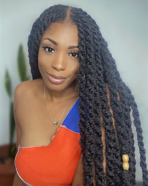 Marley Twist Hairstyles, Afro Twist Braid, Marley Twist, Short Box Braids Hairstyles, Big Box Braids Hairstyles, Marley Hair, Marley Twists, Goddess Braids Hairstyles, Faux Locs Hairstyles