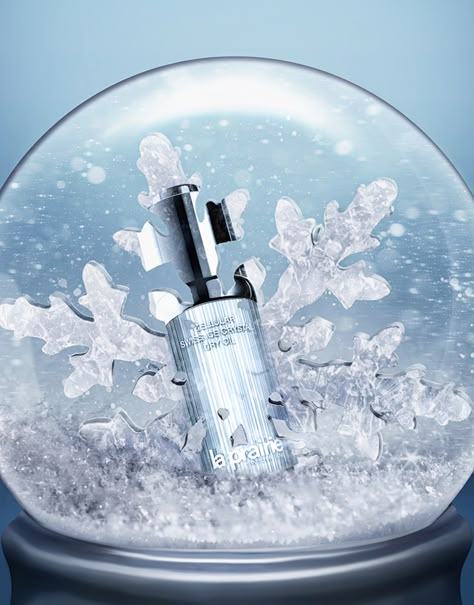 Illustrations for ROUGE Magazine, China on Behance Cosmetics Advertising, Cosmetic Inspiration, Beauty Advertising, Xmas Theme, Photography Career, Snow Photography, Perfume Photography, La Prairie, Beauty Ad