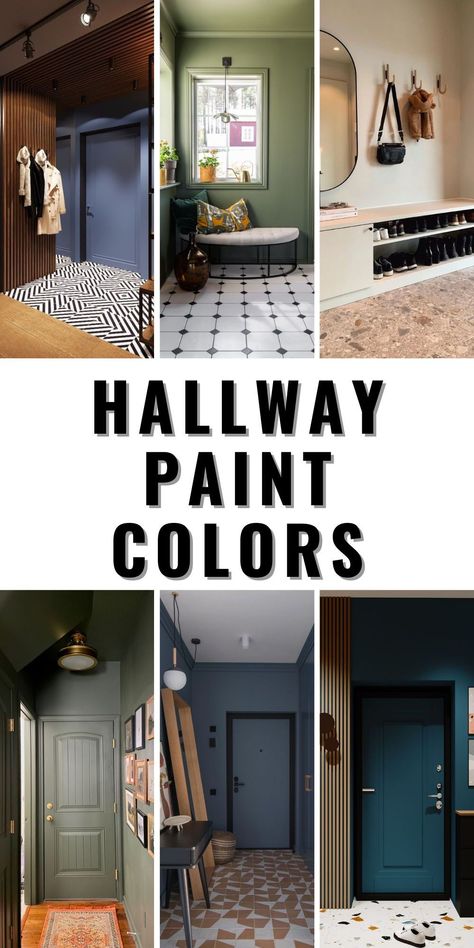 Embrace the beauty of light and neutral tones with the best hallway paint colors 2024. These shades are perfect for creating a tranquil atmosphere in narrow hallways and small living rooms. Pair these colors with board and batten or wood trim for a sophisticated, modern farmhouse look. Narrow Hallway Paint Ideas, Best Hallway Paint Color, Board And Batten Wainscoting, Dulux Colour Chart, Paint Colors 2024, Hallway Paint Colors, Narrow Hallways, Hallway Paint, Hallway Makeover