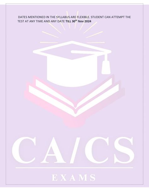 🌟CA-FINAL SELF-PACED MODULE🌟 Check now: https://cacsexams.com/home/syllabus * As per New MCQ Pattern * Single Chapter-wise Tests * Affordable Prices Check it out: https://cacsexams.com/home WhatsApp: +91 88473-16816 #catestseries #catest #cainter #catexams #carevision #cawebsite #capaper #canotes #cachapters #registernow #affordablecharges #cafinal #cafinalselfpaced #cafinalselfpacedsetalawpapercourseonline Ca Intermediate, Check It Out, Pattern, On Instagram, Quick Saves, Instagram