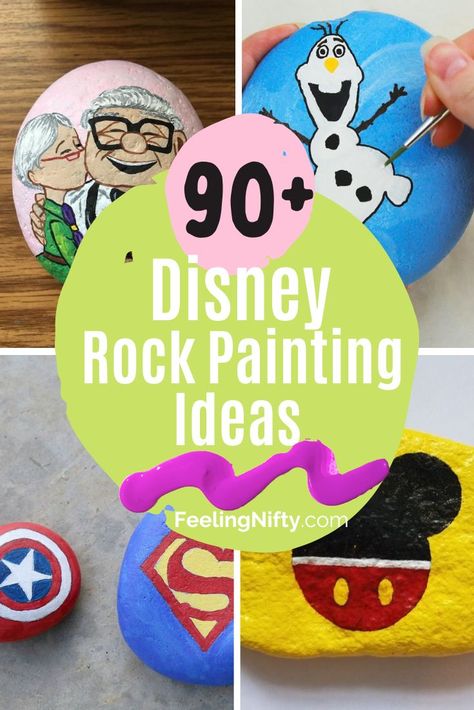 Rock Painting Disney Easy, Disney Princess Rock Painting, Disney Painted Rocks Ideas, Princess Painted Rocks, Rock Painting Ideas Characters, Disney Rock Painting Ideas Easy, Disney Rock Art, Rock Painting Characters, Disney Painted Rocks Easy