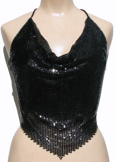 I remember wishing I was old enough to wear one of these disco halter tops. They were so cool! Studio 54 Outfits, Halter Tops Outfit, Sequin Halter Top, 1970s Disco, Sequin Halter, Reference Drawing, 70s Disco, Studio 54, Halter Tops