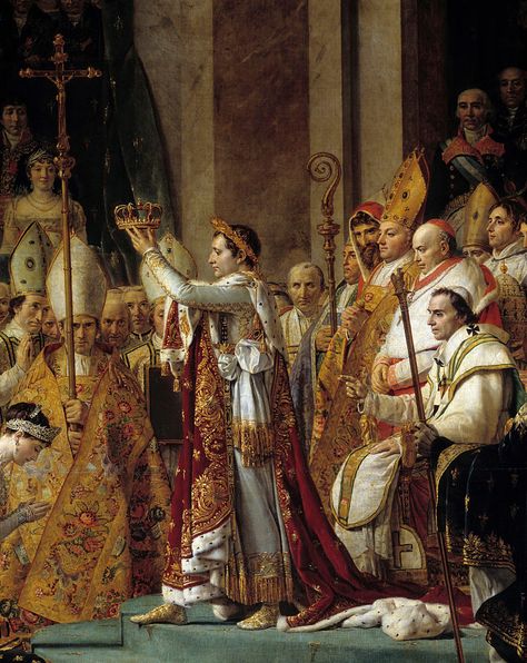 The Consecration of the Emperor Napoleon I. (1804-1806). Painting by Jacques-Louis David. Louvre Museum, Paris (Photo by Leemage/Corbis via Getty Images) Coronation Painting, Coronation Of Napoleon, Ghulam Ali, David Painting, Jacques Louis David, Star Science, History Painting, Napoleon Bonaparte, The Coronation