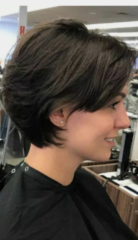 Short Haircuts With Bangs, Bob Hairstyles For Fine Hair, Best Short Haircuts, Penteado Cabelo Curto, Brown Blonde Hair, Long Faces, Haircuts For Fine Hair, Latest Hairstyles, Long Hair Cuts