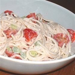 Spicy Ranch Dressing, American Potato Salad, Pasta With Mayonnaise, Spicy Spaghetti, Spaghetti Salad, Sides Dishes, Easy Pasta Salad Recipe, Easy Pasta Salad, Diced Tomatoes